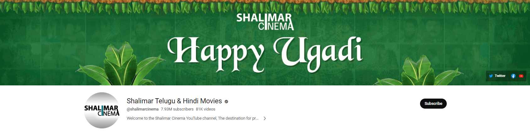 Shalimar Cinema YouTube Channels for Hindi Movie